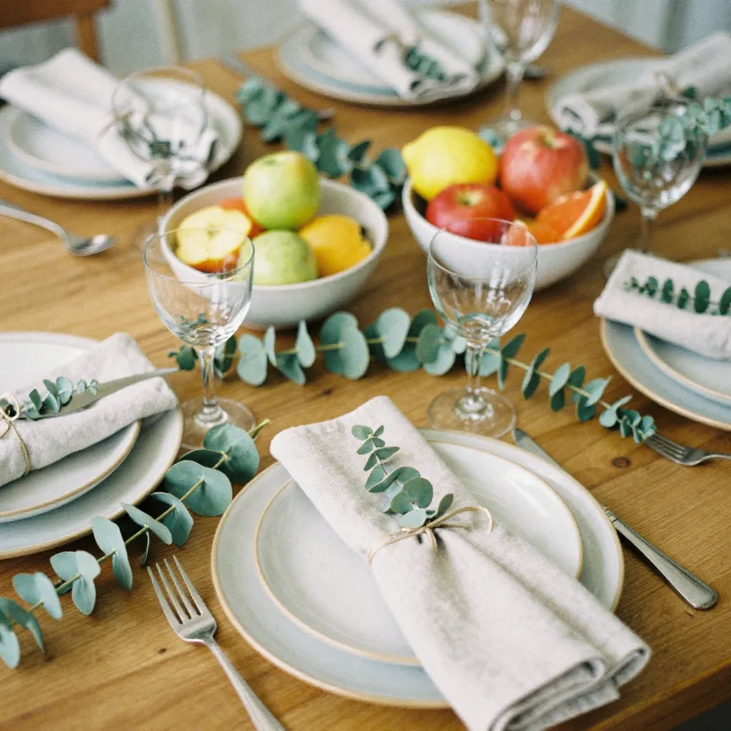 Organisk hage brunsj oppsett