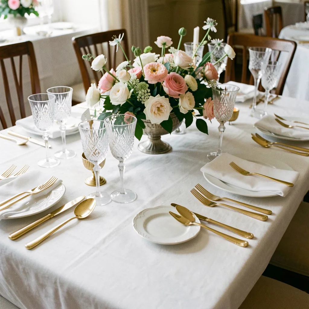 Midnatts soirée tablescape